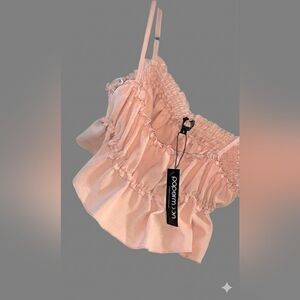 Papermoon Blush Ruffle Blouse